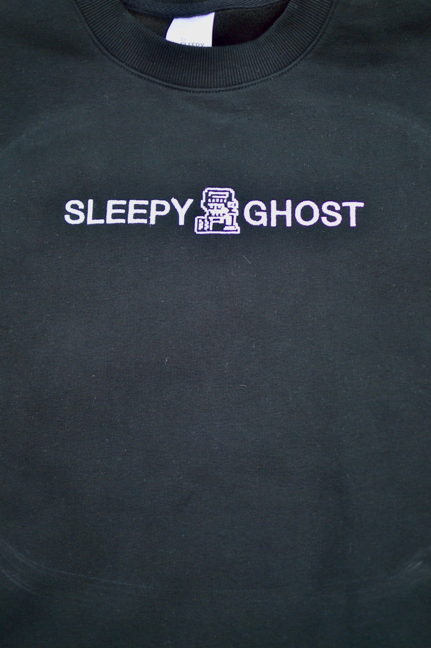 Sleepy Heavy Embroidered Crewneck Sweater